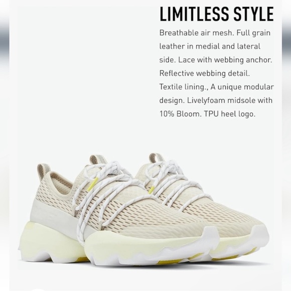 SORREL Kinetic Impact Lace Sneaker in Darkstone / Moonstone Size 11 - Picture 2 of 10